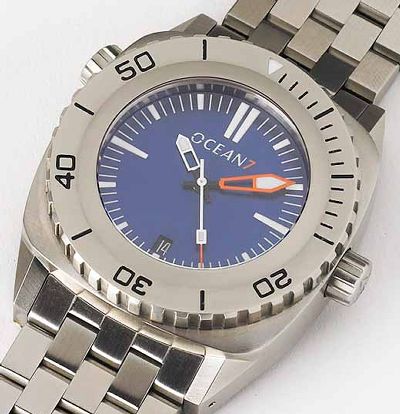 Ocean7 LM-3 blue watch on eBay 小眾新潛水手表品牌Ocean7 LM-3藍(lán)色手表-復(fù)刻表