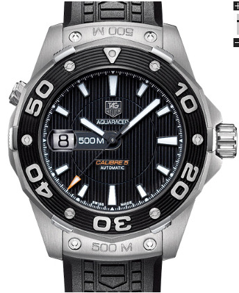 泰格豪雅Aquaracer 500M機(jī)芯5潛水腕表 泰格豪雅Aquaracer 500M機(jī)芯5潛水腕表-復(fù)刻表