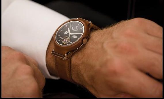 帕瑪強(qiáng)尼布加迪陀飛輪腕表+布加迪Galibier 16C汽車-復(fù)刻表