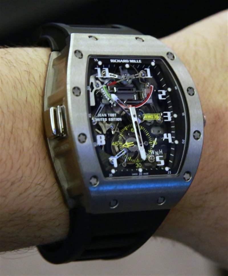 理查德米勒RM036手表與G-Force Meter動(dòng)手實(shí)踐-復(fù)刻表