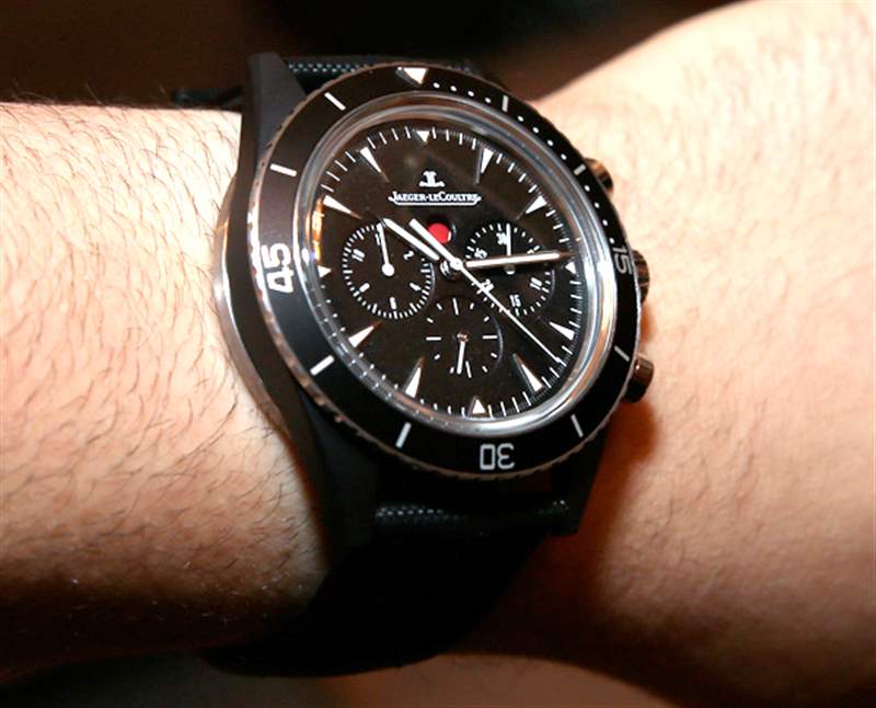 積家深海計(jì)時(shí)碼表金屬陶瓷腕表上手體驗(yàn)-復(fù)刻表