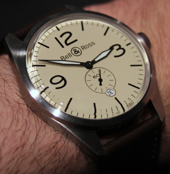 柏萊士Vintage BR 123 & 126精鋼表殼圓形腕表-復(fù)刻表