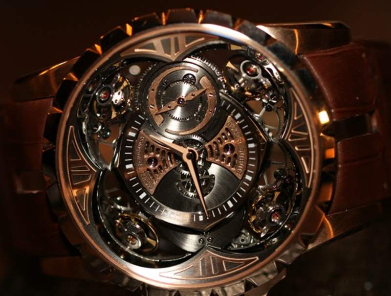 羅杰杜彼Excalibur Quatuor腕表上手體驗-復(fù)刻表