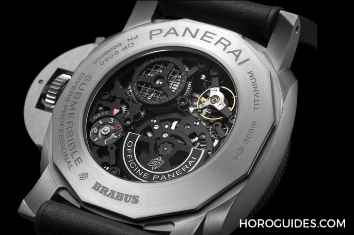 DMLS金屬鐳射燒結表殼加持！Panerai x Brabus聯(lián)名表第四代現(xiàn)身：Submersible S eTitanio PAM01403-復刻表