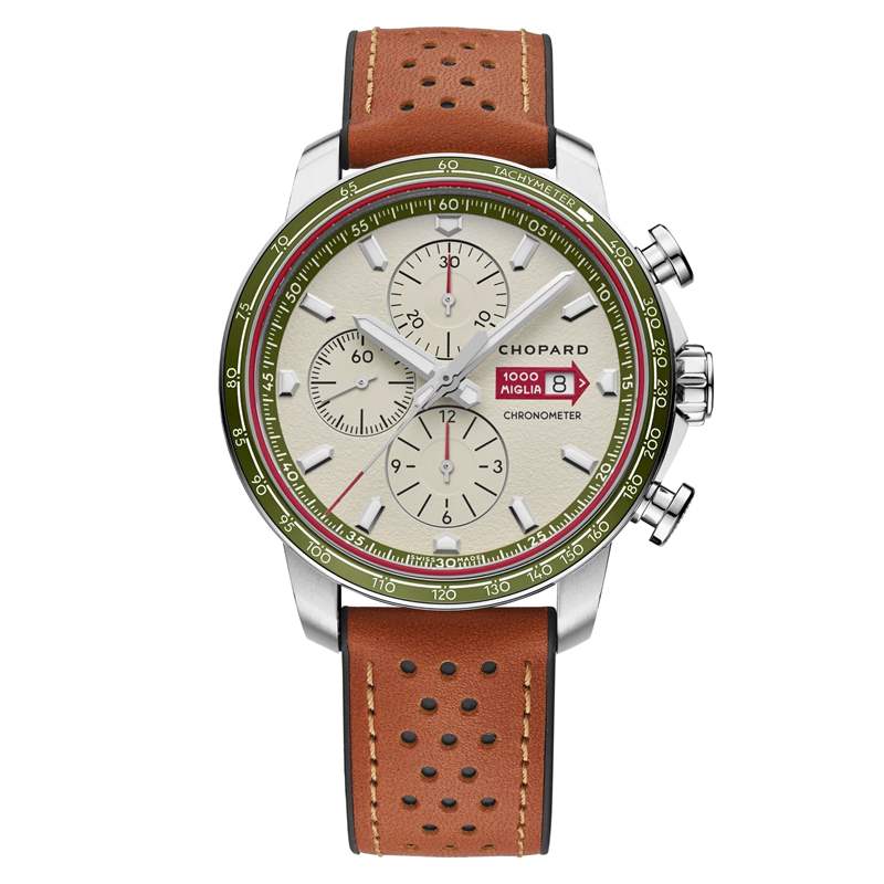 『新表』Chopard推出Mille Miglia GTS Chronograph Limited Edition Italy 2023古董車?yán)愊蘖坑嫊r碼表-復(fù)刻表