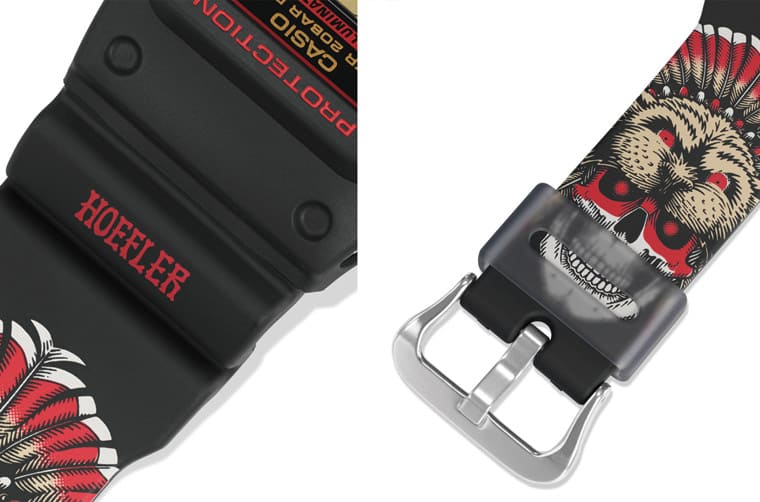 G-SHOCK與滑板冠軍選手、品牌三方聯(lián)名DW-5600方表散發(fā)濃濃街頭藝術風格-復刻表