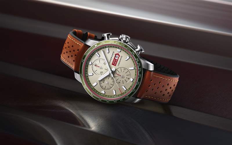 『新表』Chopard推出Mille Miglia GTS Chronograph Limited Edition Italy 2023古董車?yán)愊蘖坑嫊r碼表-復(fù)刻表