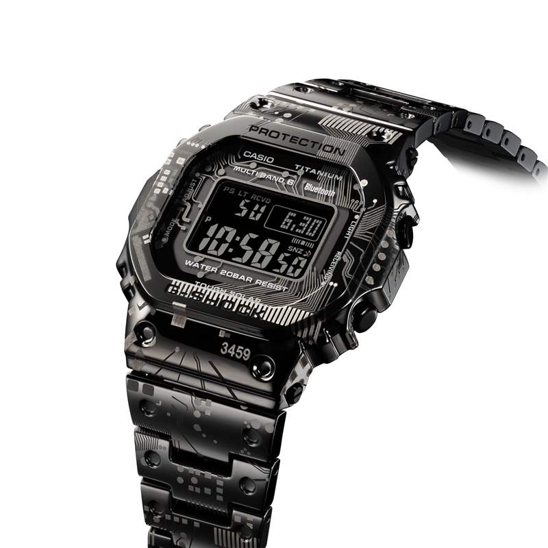 G-SHOCK推出GMW-B5000TCC電子腕表：電路板圖案表殼-復(fù)刻表
