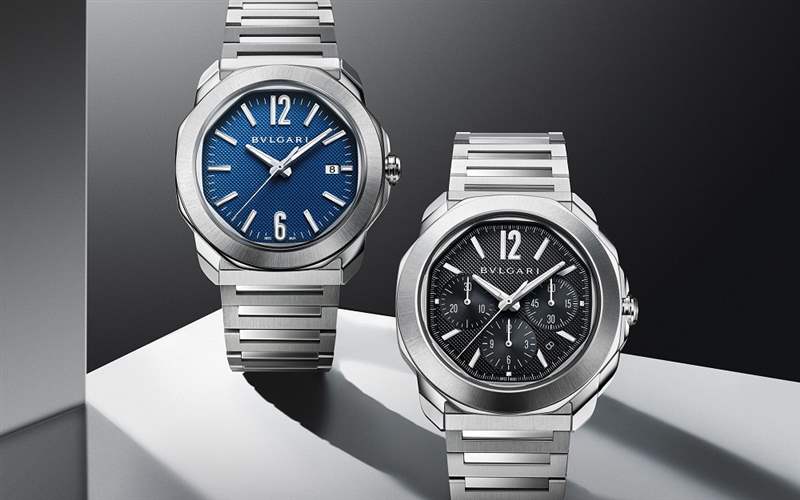 寶格麗推出全新Octo Roma系列腕表：巴黎釘紋表盤、中央飛行陀飛輪、虎眼石鑲嵌機芯-復(fù)刻表