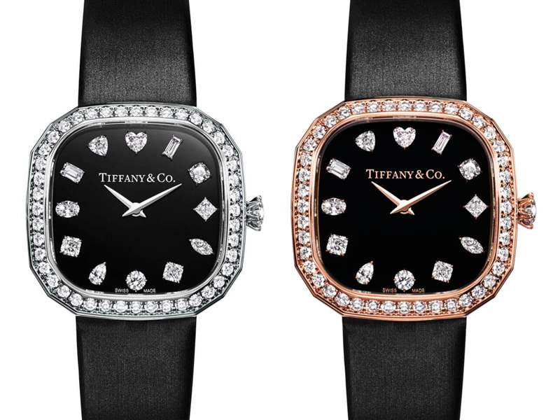 『新表』Tiffany推出3枚蒂芙尼Eternity珠寶腕表：枕形表殼，12種琢形鉆石時標-復刻表