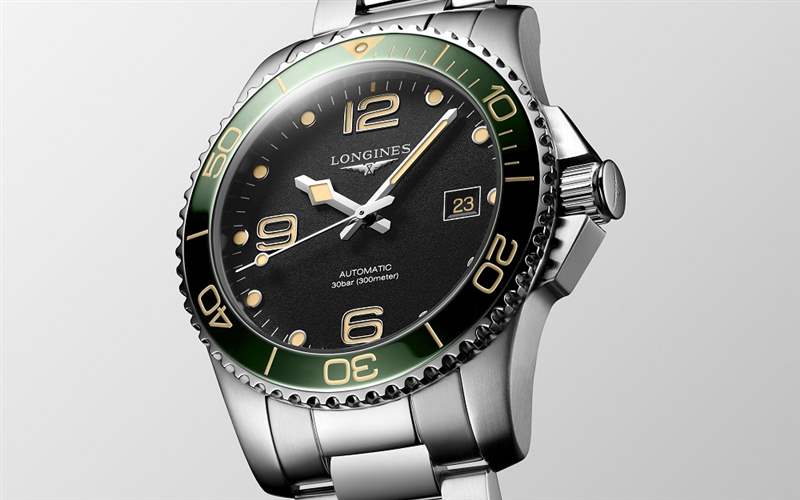 『新表』浪琴推出HydroConquest 41mm潛水腕表新作:綠色表圈+黑色表盤-復(fù)刻表