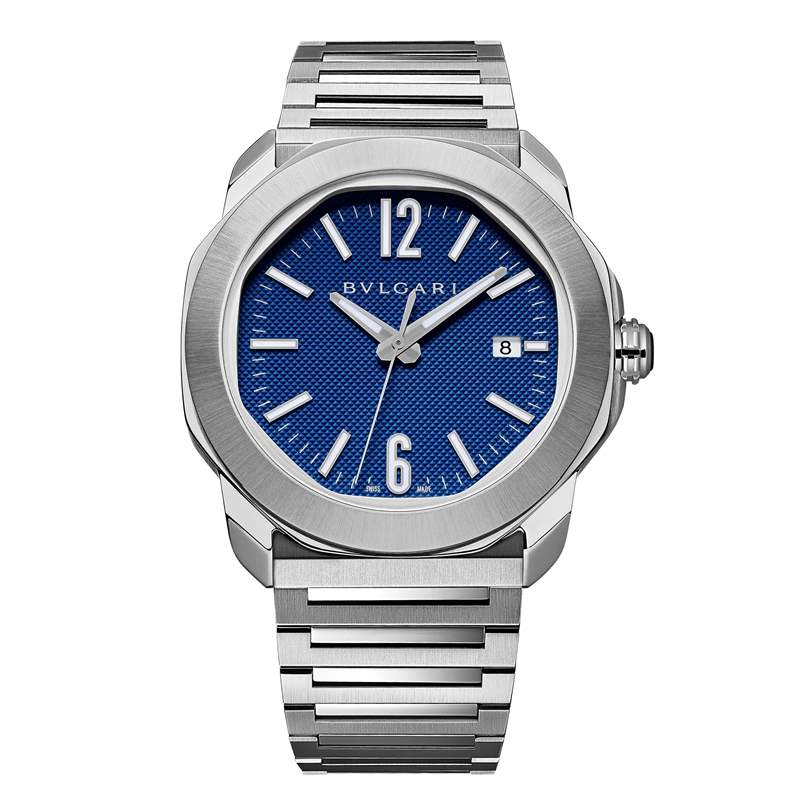 寶格麗推出全新Octo Roma系列腕表：巴黎釘紋表盤、中央飛行陀飛輪、虎眼石鑲嵌機芯-復(fù)刻表