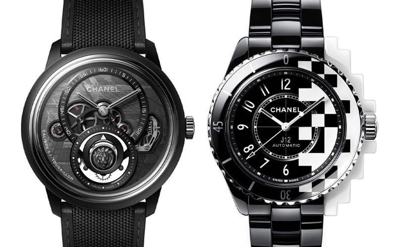 Chanel香奈兒新品亮點(diǎn)：Monsieur de Chanel隕石盤陀飛輪，J12 Cyber??netic黑白像素-復(fù)刻表