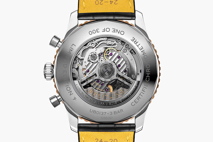 百年靈推出美國獨家Navitimer計時碼表，采用醒目的灰色配色-復刻表