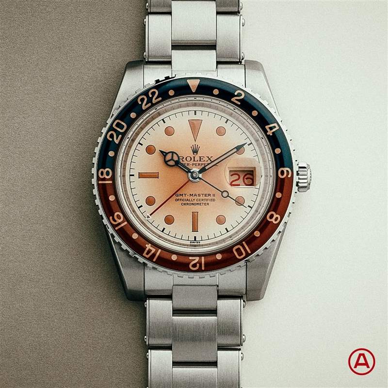勞力士GMT百事圈改裝成偽古董手表老千表主命名「Uncatchable」-復(fù)刻表