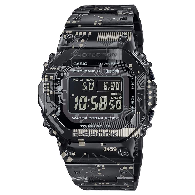 G-SHOCK推出GMW-B5000TCC電子腕表：電路板圖案表殼-復(fù)刻表
