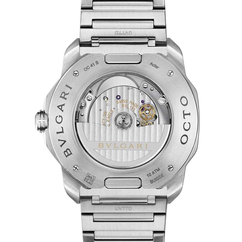 寶格麗推出全新Octo Roma系列腕表：巴黎釘紋表盤、中央飛行陀飛輪、虎眼石鑲嵌機芯-復(fù)刻表