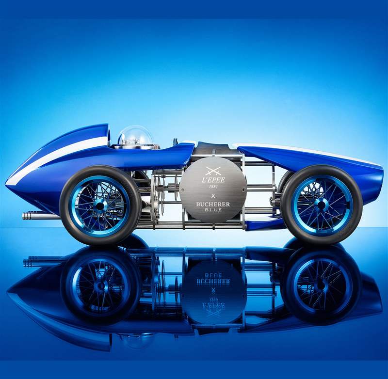 Bucherer推出3枚Bucherer Blue時(shí)計(jì)新作：Girard-Perregaux、H. Moser & Cie.和L’Epe?e合作版-復(fù)刻表