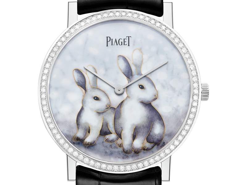 伯爵推出Altiplano Year of The Rabbit兔年主題琺瑯工藝腕表 伯爵推出Altiplano Year of The Rabbit兔年主題琺瑯工藝腕表-復(fù)刻表