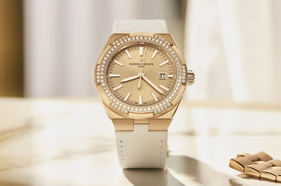 江詩丹頓中性尺寸Overseas自動表再追加粉紅金面盤款式向現(xiàn)代女性探險精神致敬-復刻表