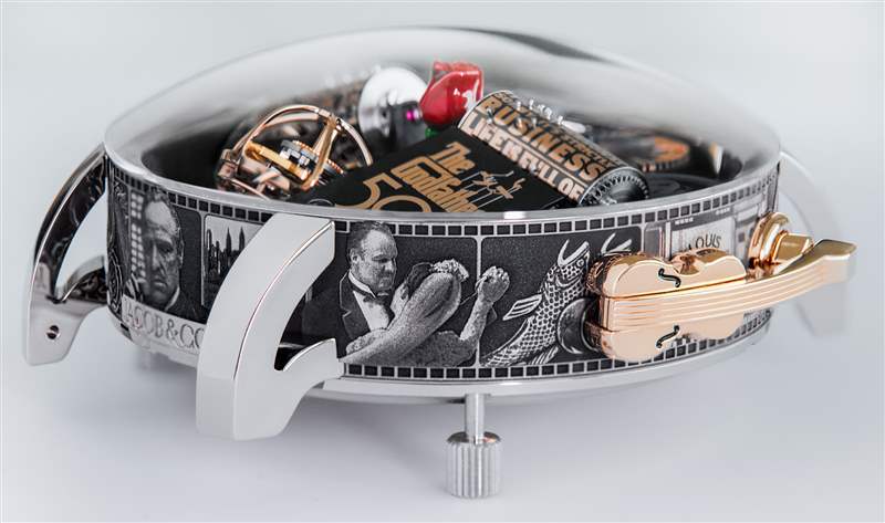 Jacob & Co.推出Opera Godfather 50th Anniversary三軸陀飛輪音樂盒腕表：《教父》上映50周年-復(fù)刻表