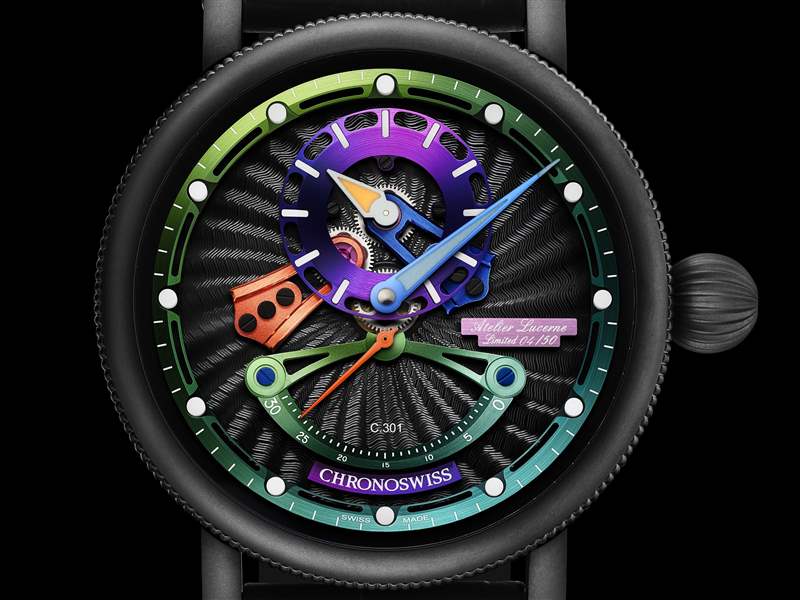 Chronoswiss推出Open Gear ReSec Candy Shop整時器布局腕表:糖果派對 Chronoswiss推出Open Gear ReSec Candy Shop整時器布局腕表:糖果派對-復刻表