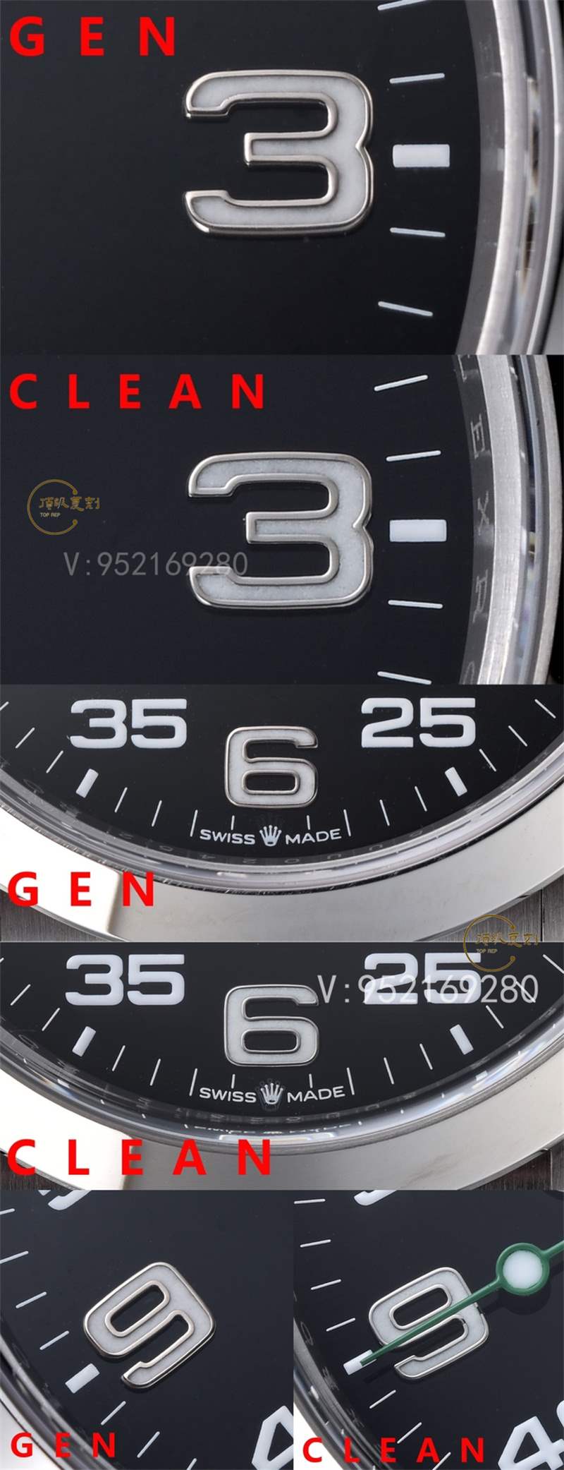 Clean廠C廠勞力士空霸126900做工對比正品會(huì)一眼假嗎-復(fù)刻表