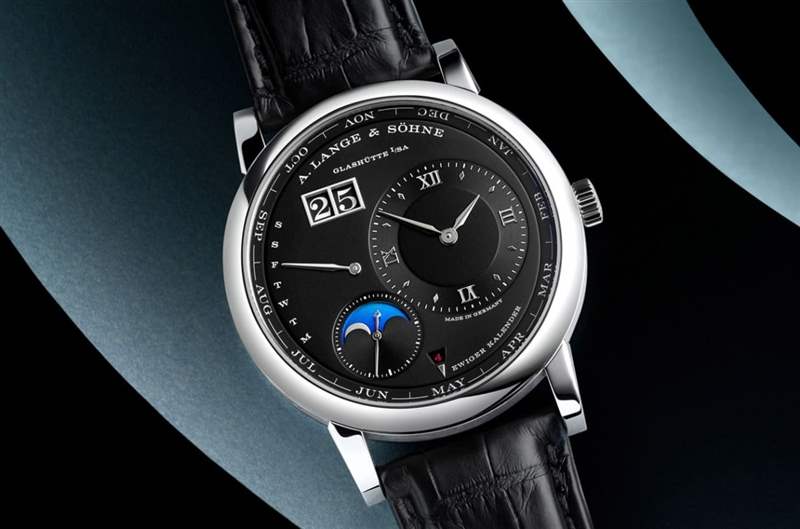 朗格Lange 1萬年歷新添鉑金黑面款式-復(fù)刻表