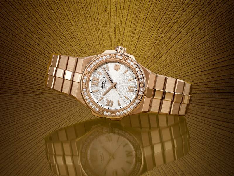Chopard推出Alpine Eagle系列腕表新作：綠色表盤，33mm女士腕表-復(fù)刻表