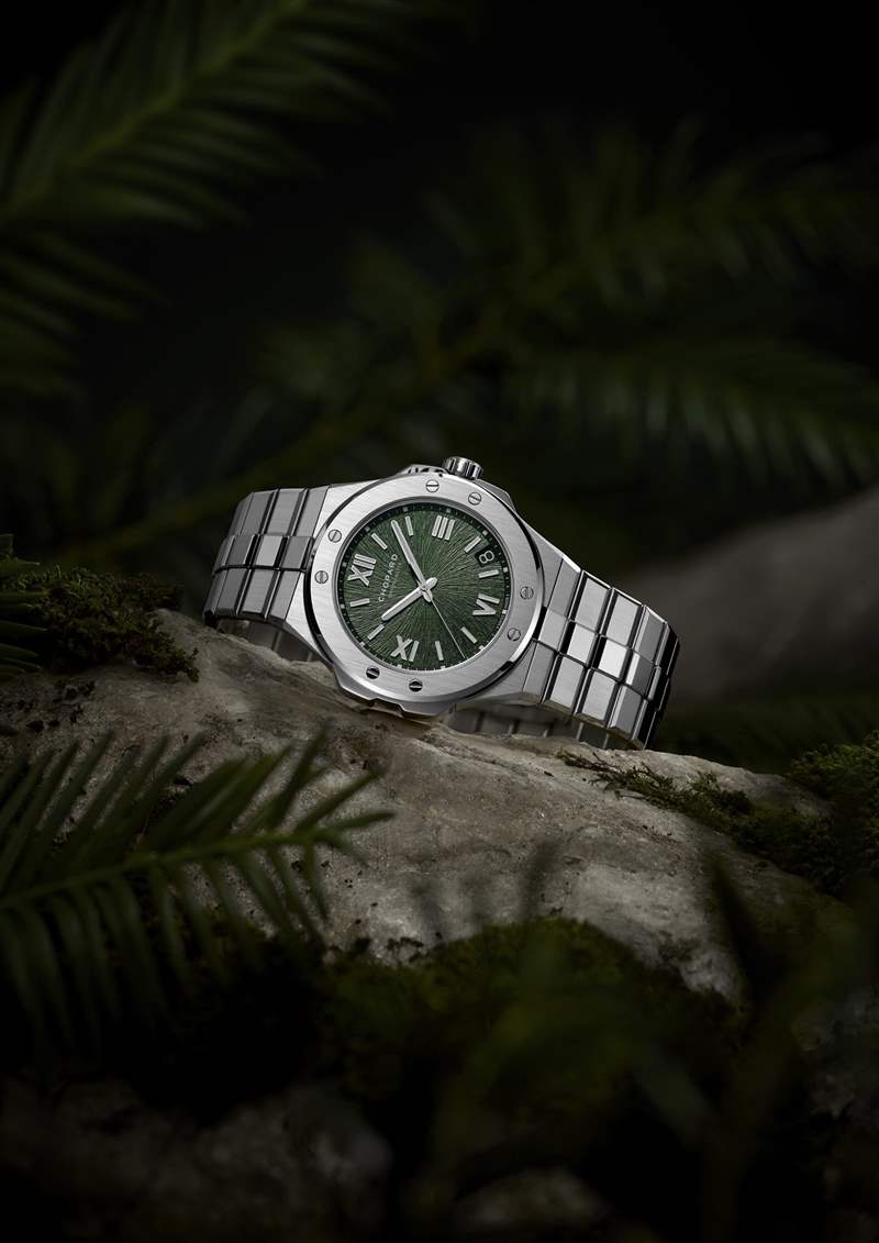 Chopard推出Alpine Eagle系列腕表新作：綠色表盤，33mm女士腕表-復(fù)刻表