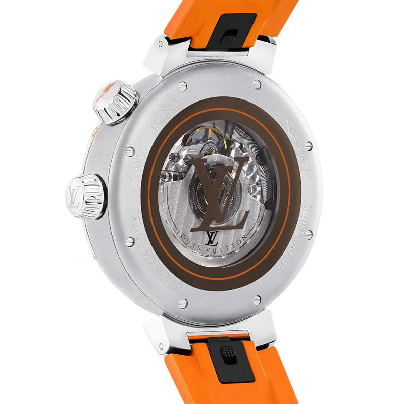 Louis Vuitton推出橙色和綠色版Tambour Street Diver潛水腕表-復(fù)刻表