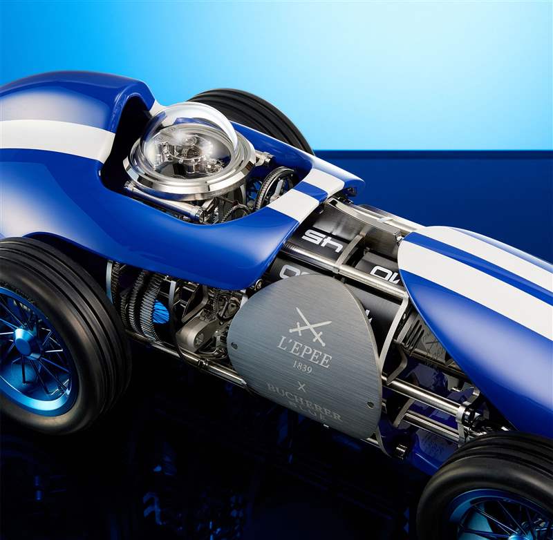 Bucherer推出3枚Bucherer Blue時(shí)計(jì)新作：Girard-Perregaux、H. Moser & Cie.和L’Epe?e合作版-復(fù)刻表