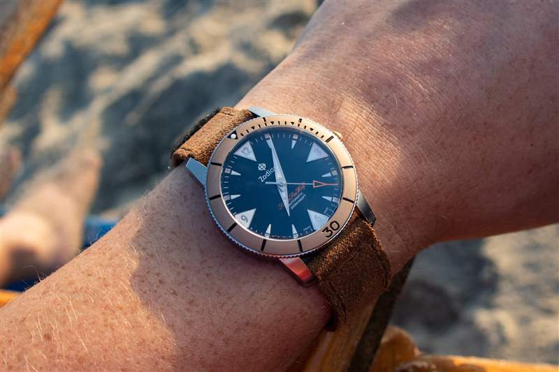 首次上手:雙色Zodiac X Huckberry超級(jí)海狼青銅皮膚潛水腕表-復(fù)刻表