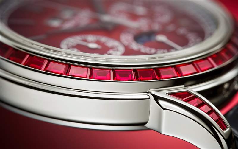 百達(dá)翡麗推出2枚Ref. 5271鉑金萬年歷計(jì)時(shí)碼表:紅寶石和藍(lán)寶石 百達(dá)翡麗推出2枚Ref. 5271鉑金萬年歷計(jì)時(shí)碼表:紅寶石和藍(lán)寶石-復(fù)刻表