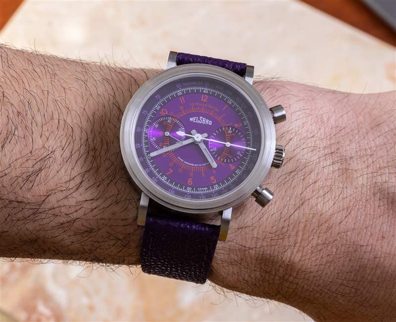 上手體驗(yàn):Welsbro葡萄蘇打計(jì)時(shí)腕表 上手體驗(yàn):Welsbro葡萄蘇打計(jì)時(shí)腕表-復(fù)刻表