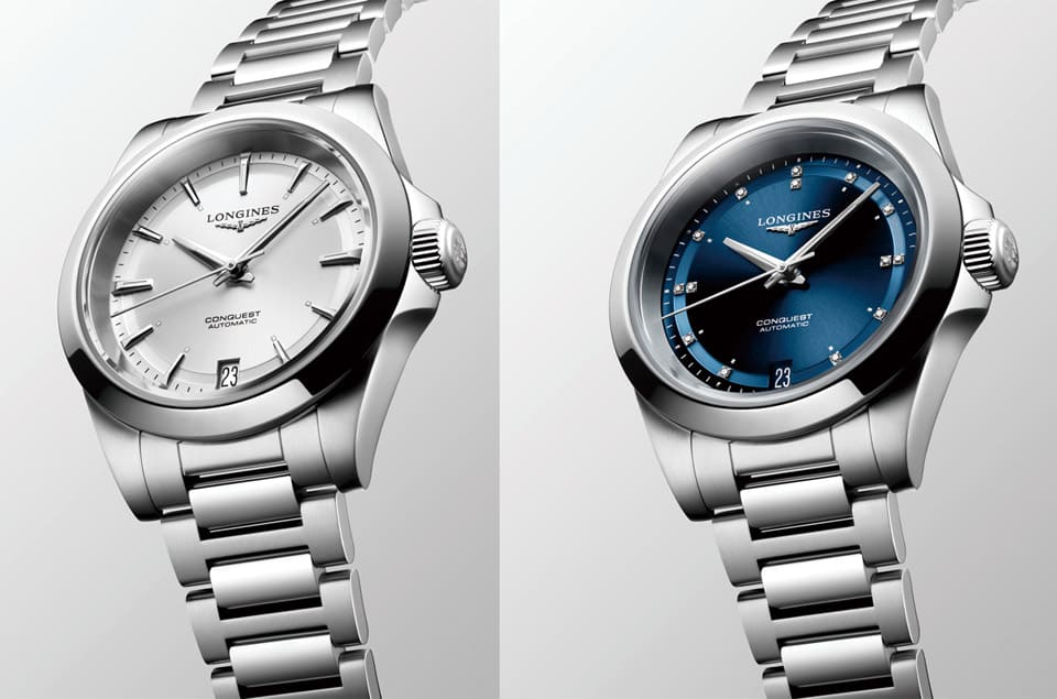 浪琴表Conquest征服者系列男女表齊發(fā)計時碼表與大三針款式完備-復(fù)刻表