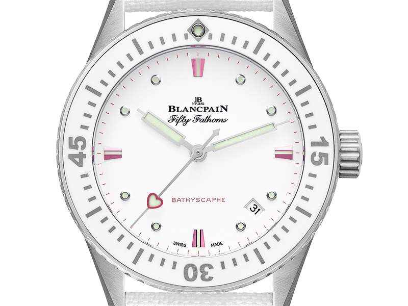 寶珀推出Fifty Fathoms Bathyscaphe Valentine’s Day 2023情人節(jié)主題白色潛水腕表 寶珀推出Fifty Fathoms Bathyscaphe Valentine’s Day 2023情人節(jié)主題白色潛水腕表-復(fù)刻表