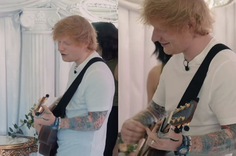 紅發(fā)艾德Ed Sheeran斜杠婚禮歌手最新話題熱表馬上戴-復(fù)刻表