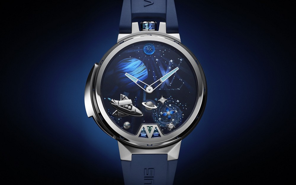Louis Vuitton推出Tambour Jacquemart Minute Repeater 200 Years三問報(bào)時(shí)腕表:太空漫游-復(fù)刻表