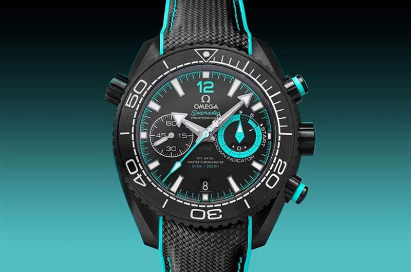 歐米茄以海馬Planet Ocean計時碼表為基礎(chǔ)創(chuàng)作最新阿聯(lián)酋航空紐西蘭ETNZ船隊聯(lián)名表-復(fù)刻表