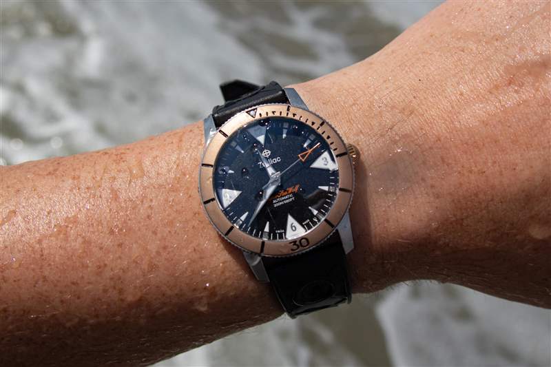 首次上手:雙色Zodiac X Huckberry超級(jí)海狼青銅皮膚潛水腕表-復(fù)刻表