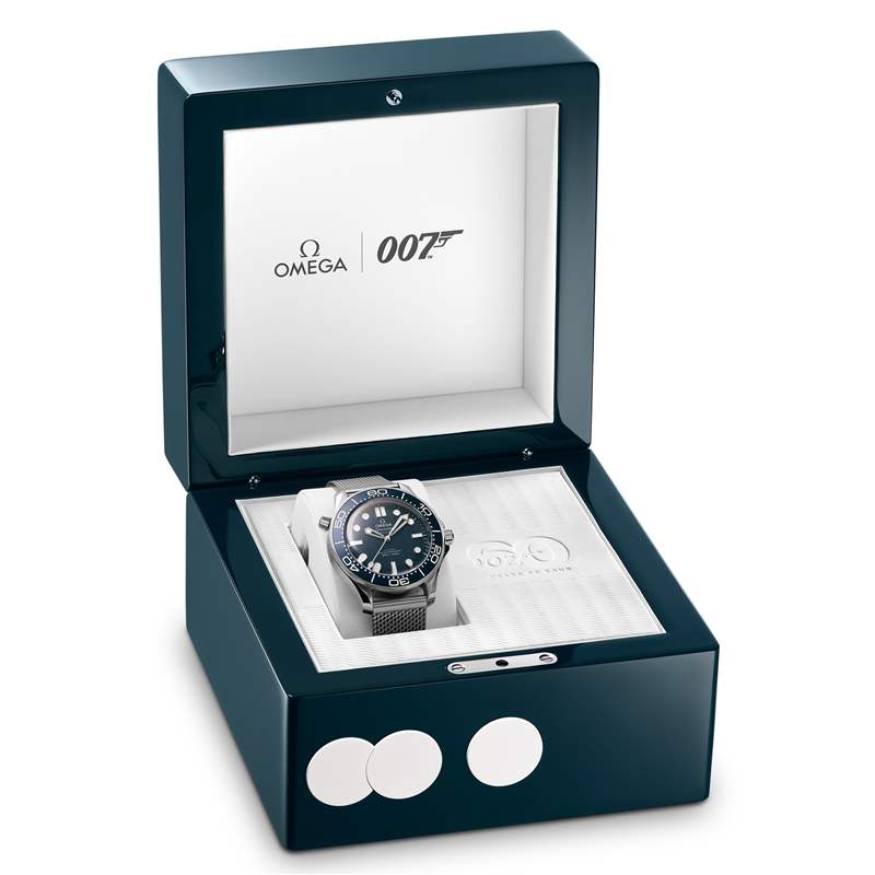 歐米茄推出2枚Seamaster Diver 300M 60 Years Of James Bond潛水腕表:007系列電影上映60周年 歐米茄推出2枚Seamaster Diver 300M 60 Years Of James Bond潛水腕表:007系列電影上映60周年-復(fù)刻表