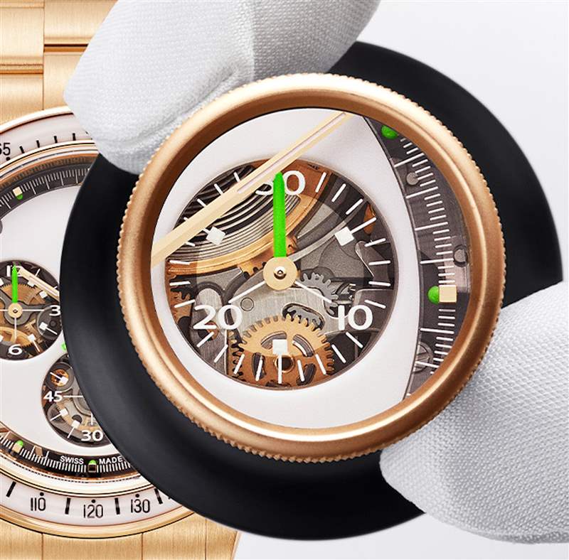 Maroon 5主音改裝Daytona勁有Taste！霓虹綠鏤空勞力士極具觀賞性-復(fù)刻表