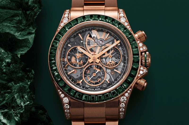 真正寶石行家的玫瑰金Daytona巧妙展現(xiàn)一流品味-復(fù)刻表