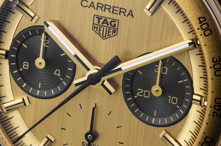 從冠軍車手獎品獲得啟發(fā)泰格豪雅再造現(xiàn)代Carrera黃金計時碼表-復刻表