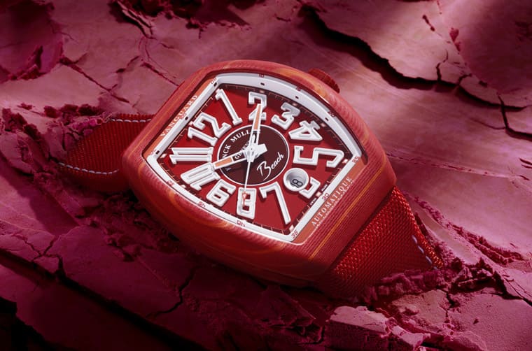 法蘭克穆勒Vanguard Beach彩色玻璃纖維表殼靈感與一個季節(jié)有關-復刻表