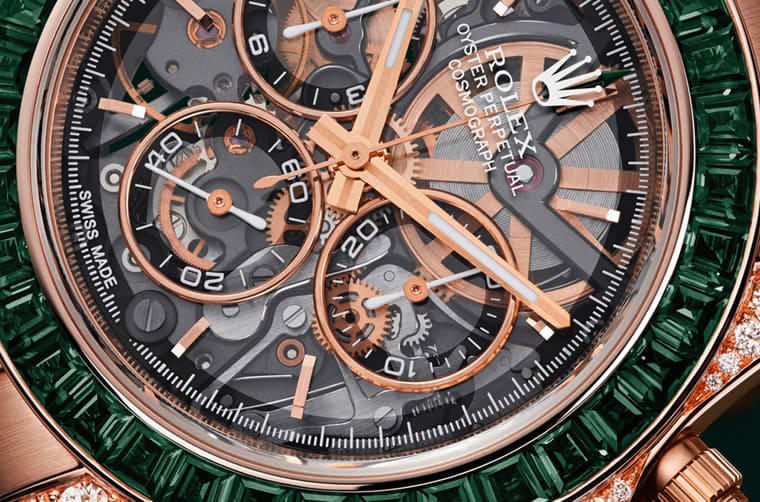真正寶石行家的玫瑰金Daytona巧妙展現(xiàn)一流品味-復(fù)刻表