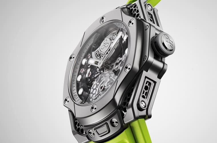 宇舶聯(lián)名設(shè)計(jì)師Samuel Ross「蜂窩」陀飛輪搭配極光綠簡(jiǎn)直潮到爆-復(fù)刻表
