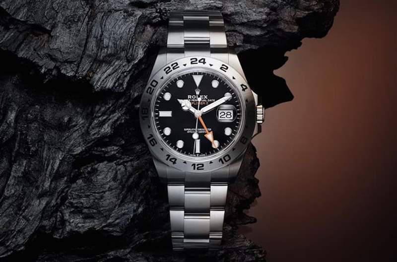 ROLEX Explorer II手表最新行情勞力士探二黑、白面溢價相差4%-復刻表