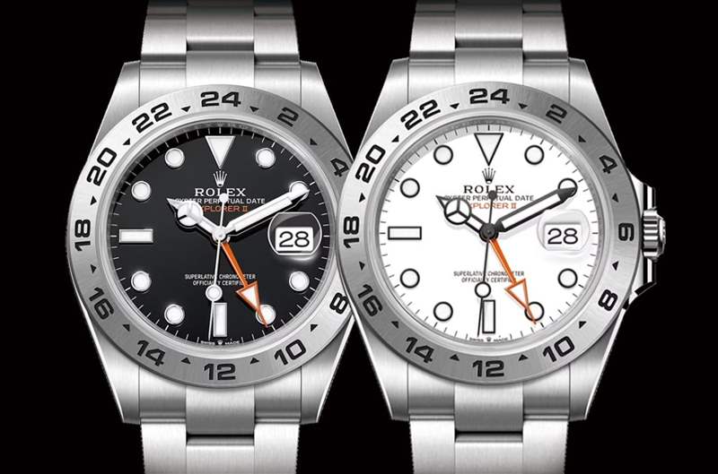 ROLEX Explorer II手表最新行情勞力士探二黑、白面溢價相差4%-復刻表